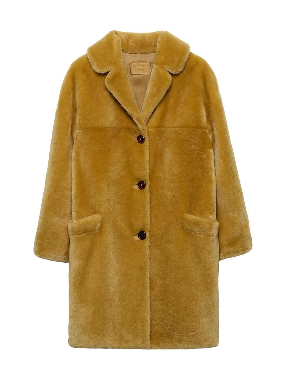 Womens Shearling Coat Product Image