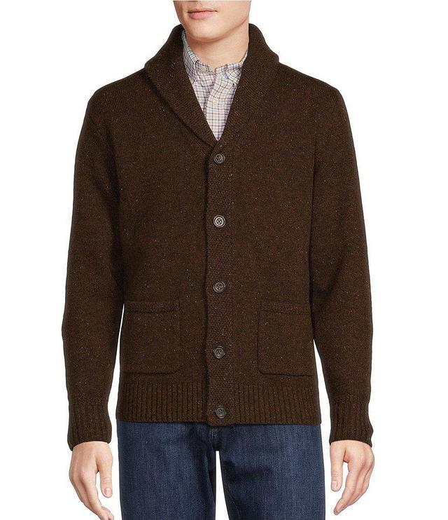 Cremieux Blue Label Down East Collection Wool Varsity Cardigan Product Image