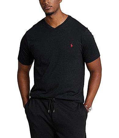 Polo Ralph Lauren Big  Tall Classic-Fit Short-Sleeve Cotton Jersey V-Neck T Product Image