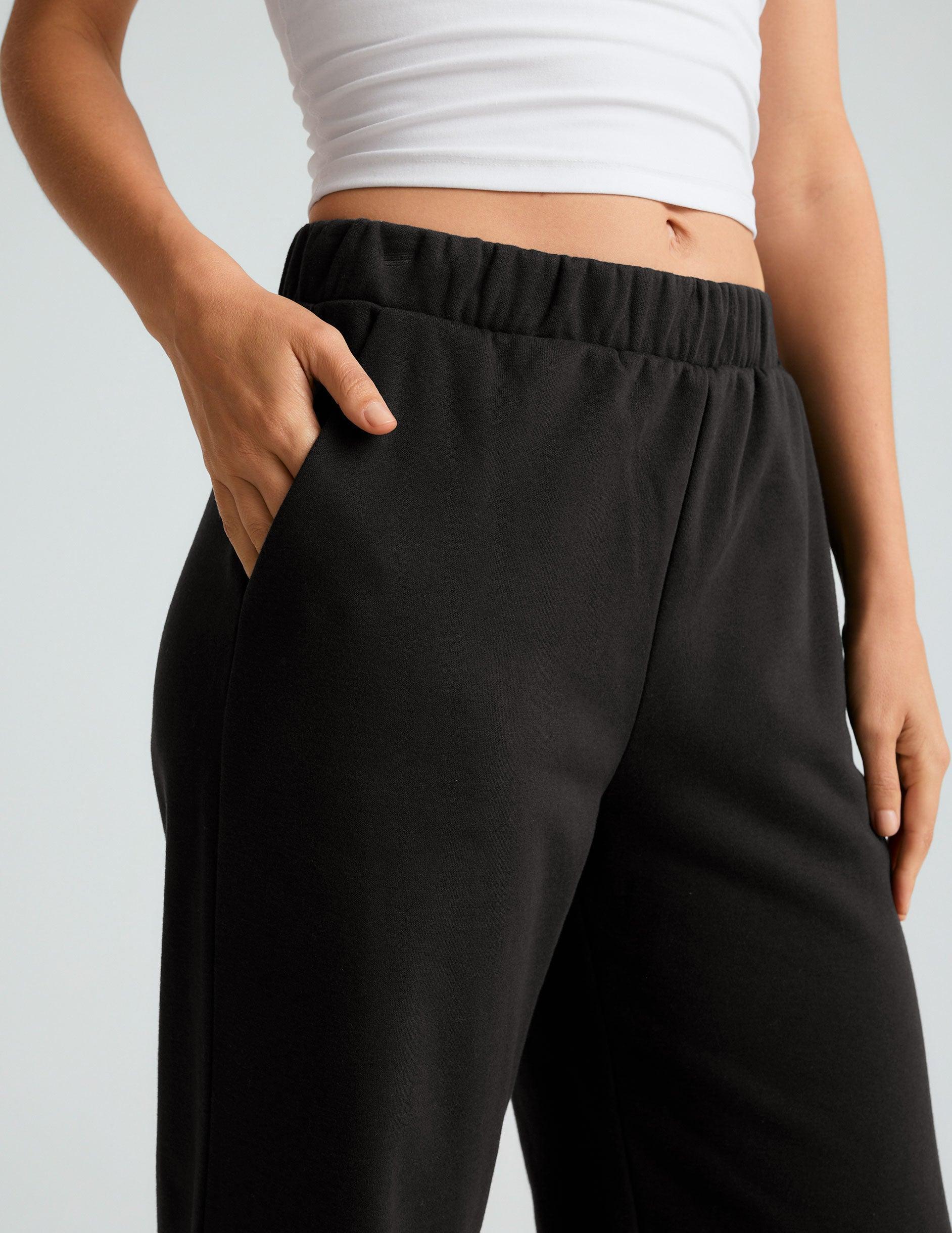 Open Ended Mid Rise Wide Leg Pant Product Image