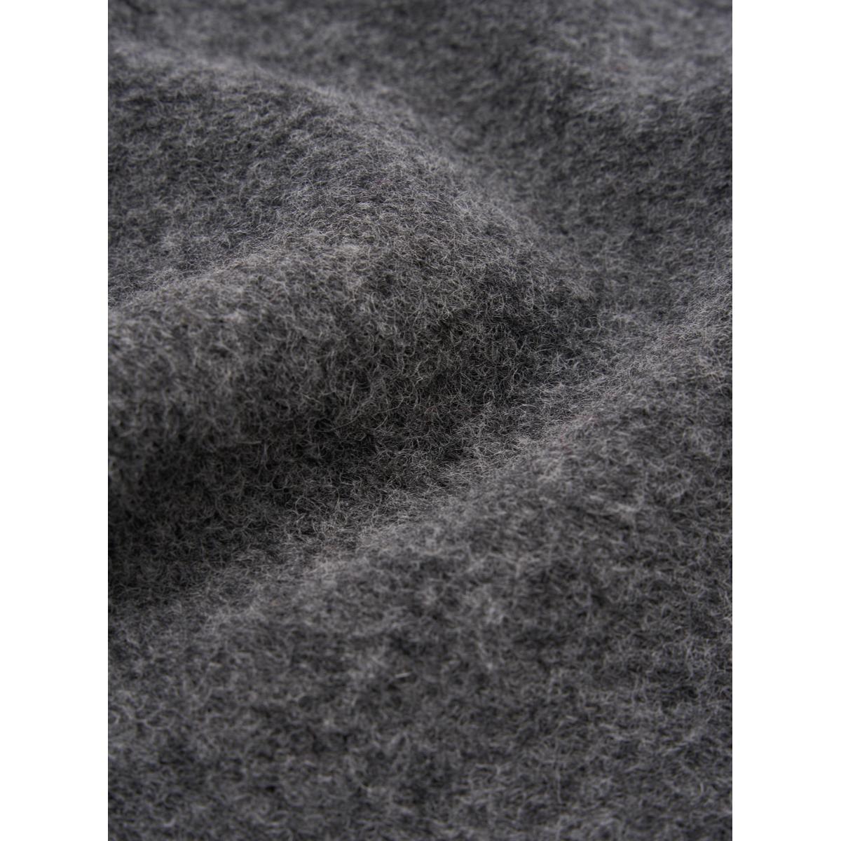 Cardigan Grey Marl Wool Fleece Product Image