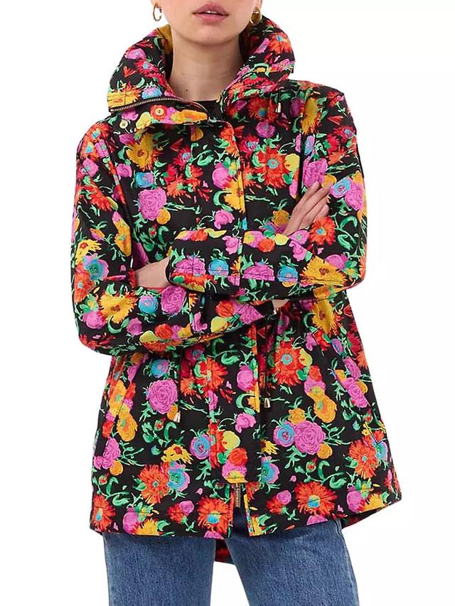 Patterned Zip Jacket Floral Product Image