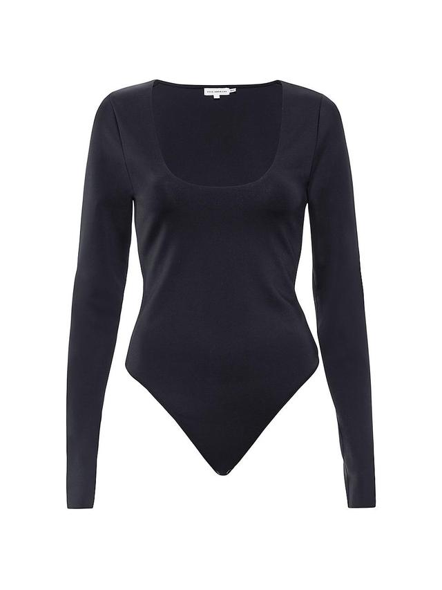 Womens Scuba Scoop-Neck Bodysuit Product Image