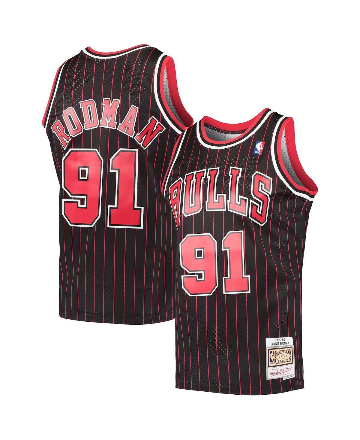 Mens Mitchell & Ness Dennis Rodman Chicago Bulls Hardwood Classics Swingman Jersey Product Image