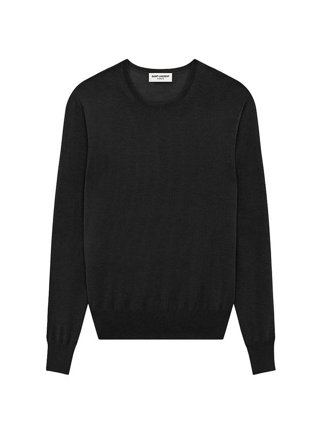 Mens Crewneck Sweater In Cashmere Wool And Silk Product Image