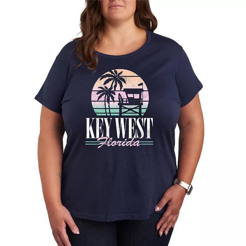 Plus Key West Graphic Tee, Womens Product Image