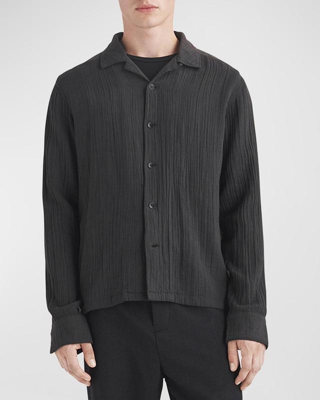 rag & bone Avery Resort Gauze Button-Up Shirt Product Image