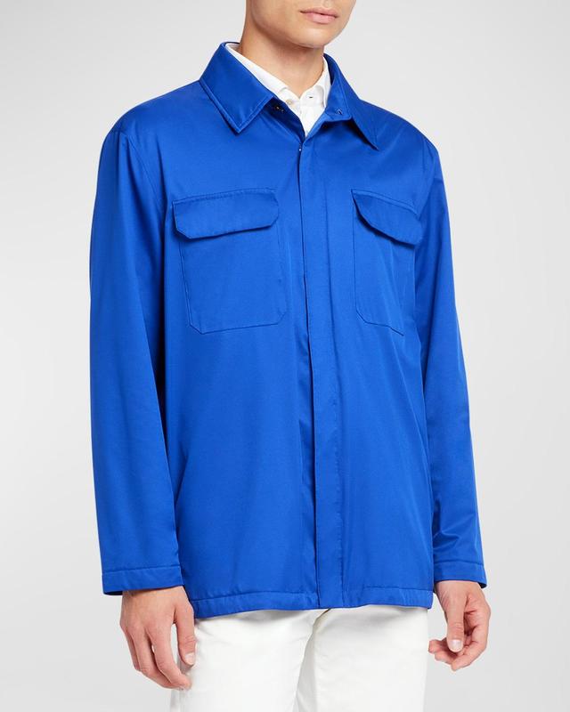 Mens Wind-Resistant Nylon Overshirt Product Image