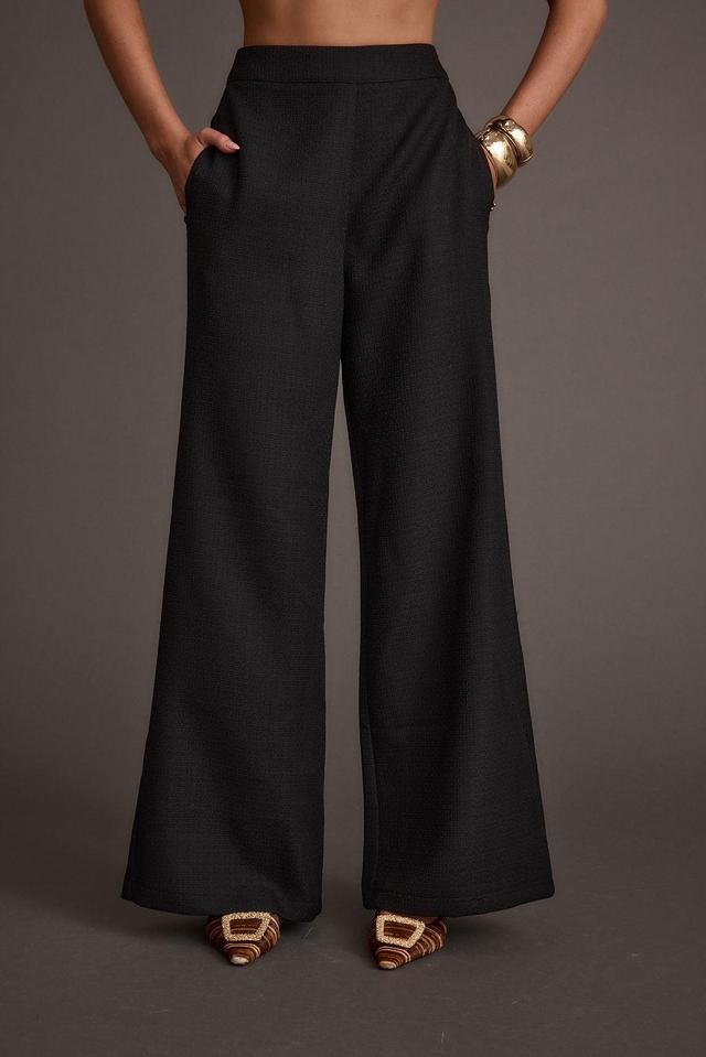 Montague Black Tailored Trousers Product Image