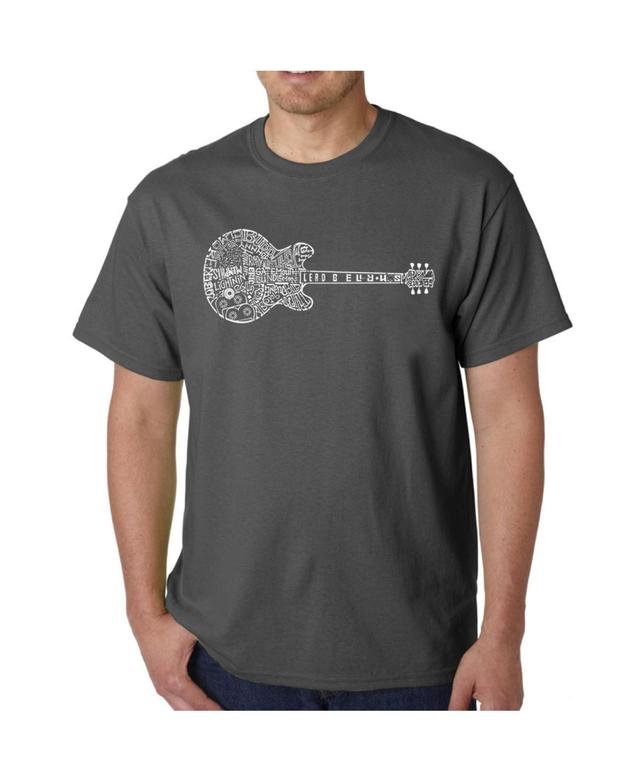 La Pop Art Mens Word Art T-Shirt - Blues Legends Product Image