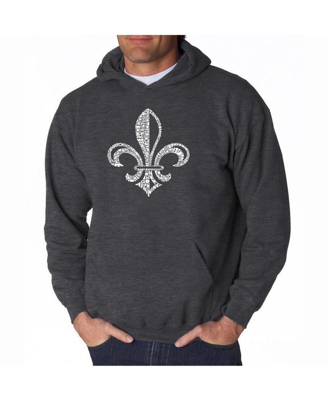 La Pop Art Mens Word Art Hoodie - When the Saints Go Marching in Product Image