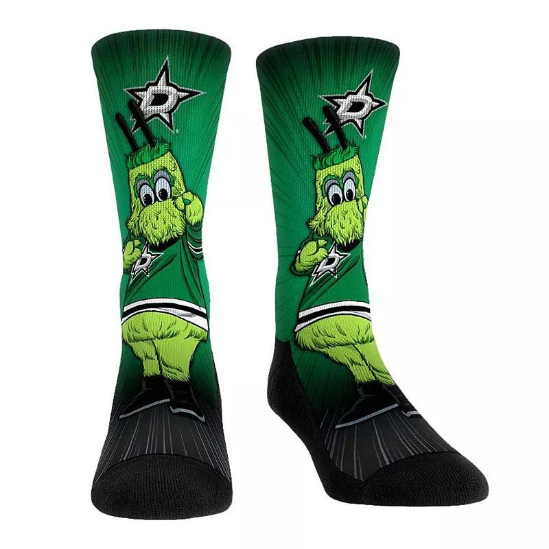 Rock Em Socks Dallas Stars Mascot Pump Up Crew Socks, Mens Product Image