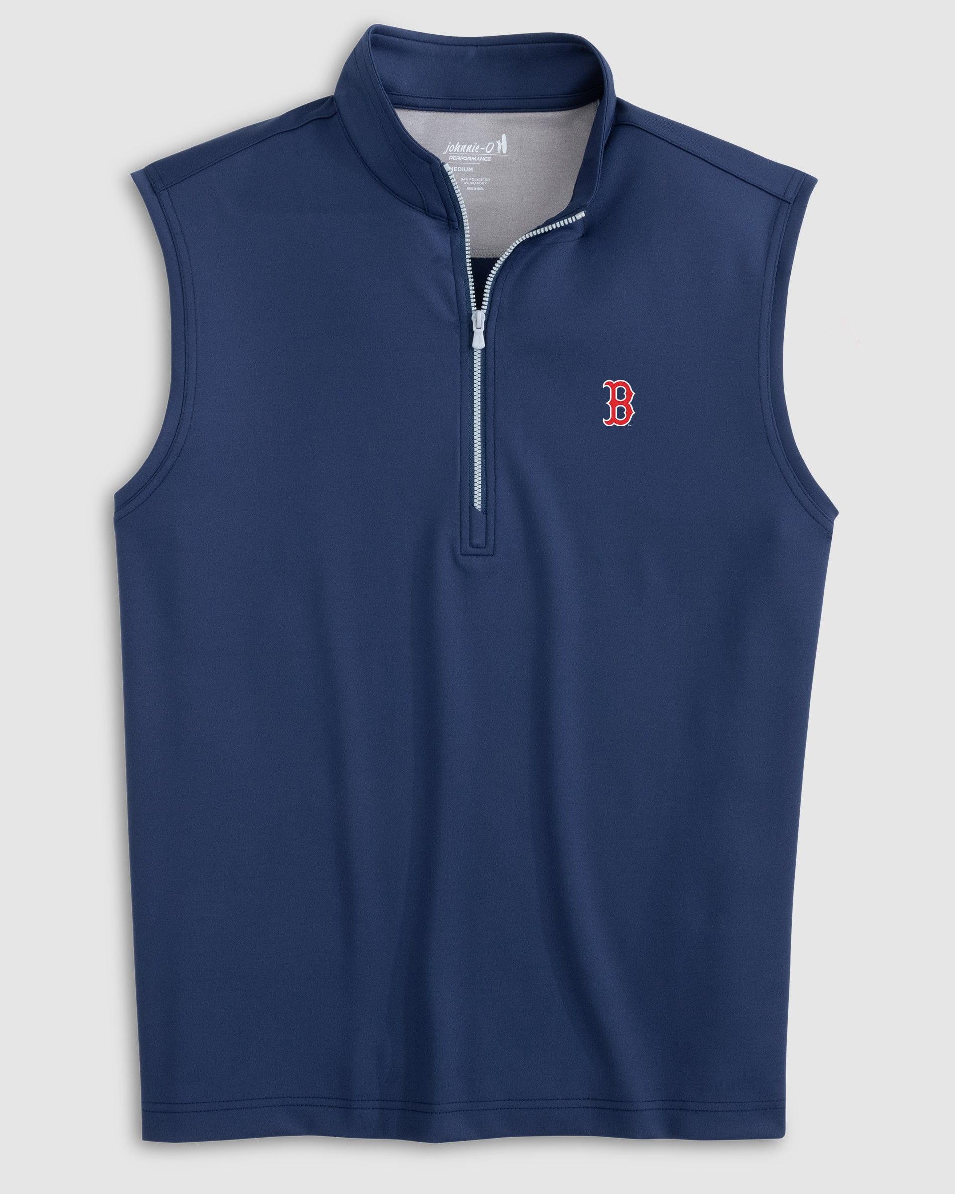 johnnie-O UConn Daves Performance 1/4 Zip Vest - 2024 College Basketball Champions Logo Product Image