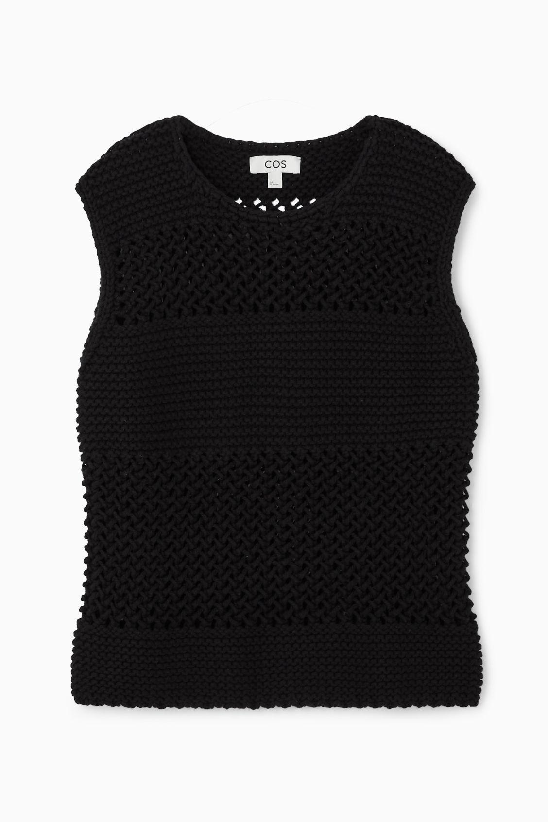 OPEN-KNIT VEST Product Image