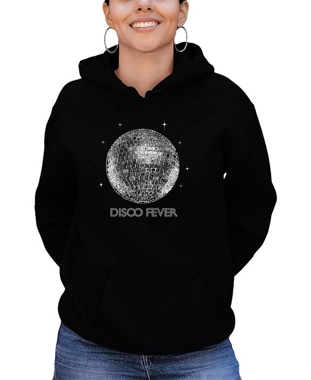 Womens Word Art Disco Ball Hooded Sweatshirt Product Image