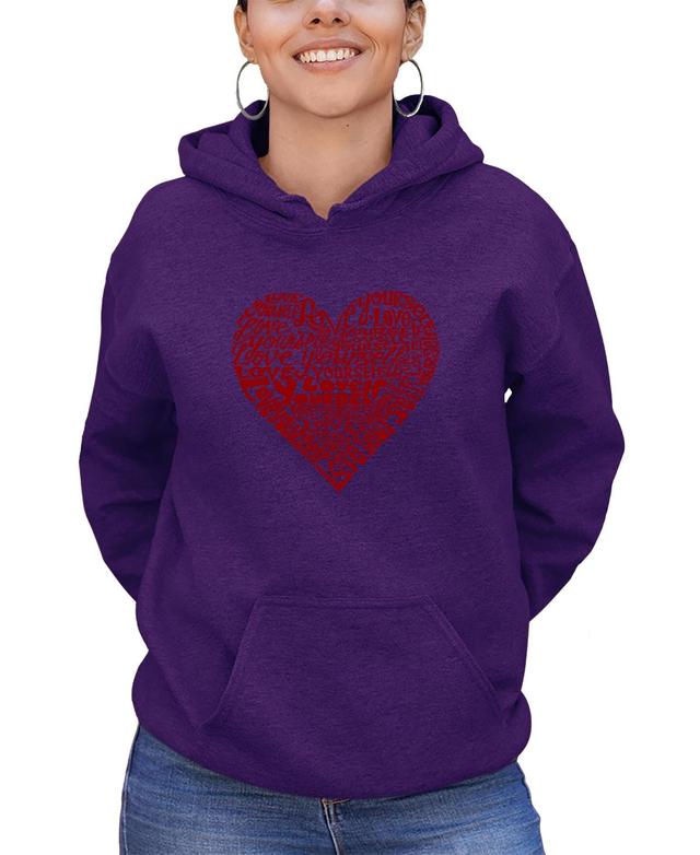 Womens Hooded Word Art Just a Small Town Girl Sweatshirt Top Product Image