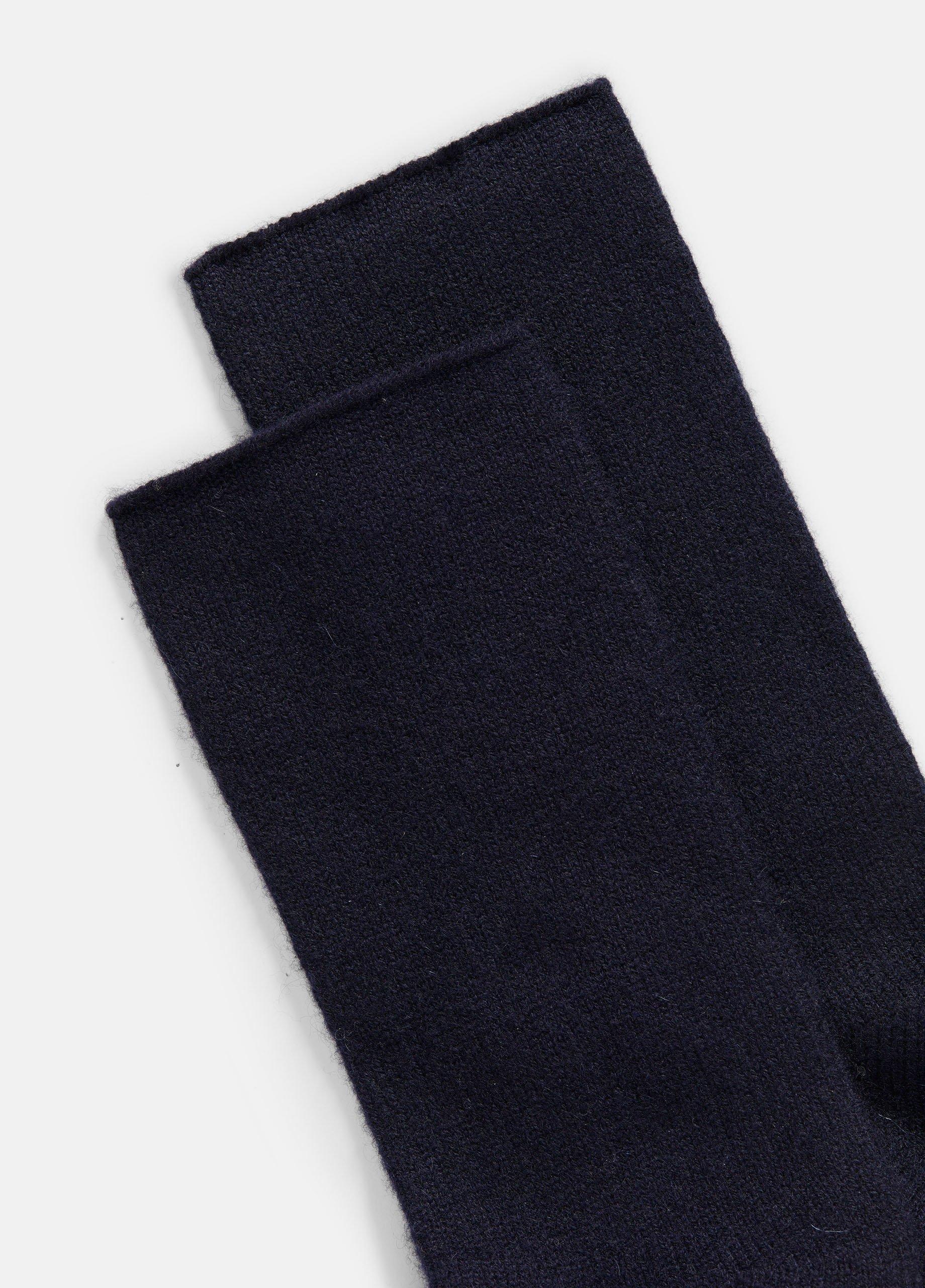 Women's Cashmere Jersey Short Sock Product Image