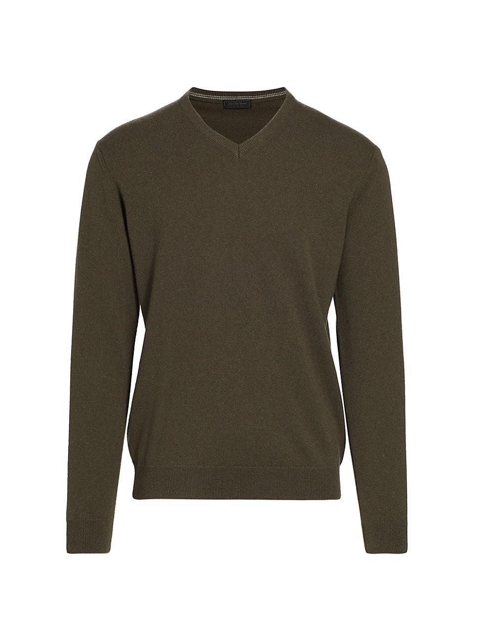 Mens COLLECTION Cashmere V-Neck Sweater Product Image