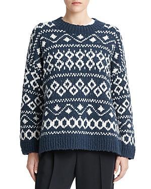 Vince Nordic Fair Isle Crewneck Sweater Product Image