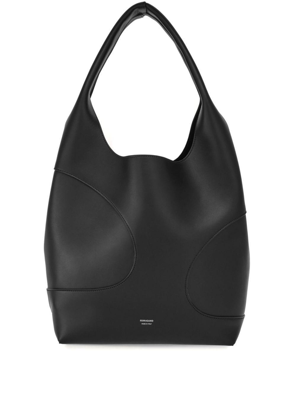 cut-out leather tote bag product image