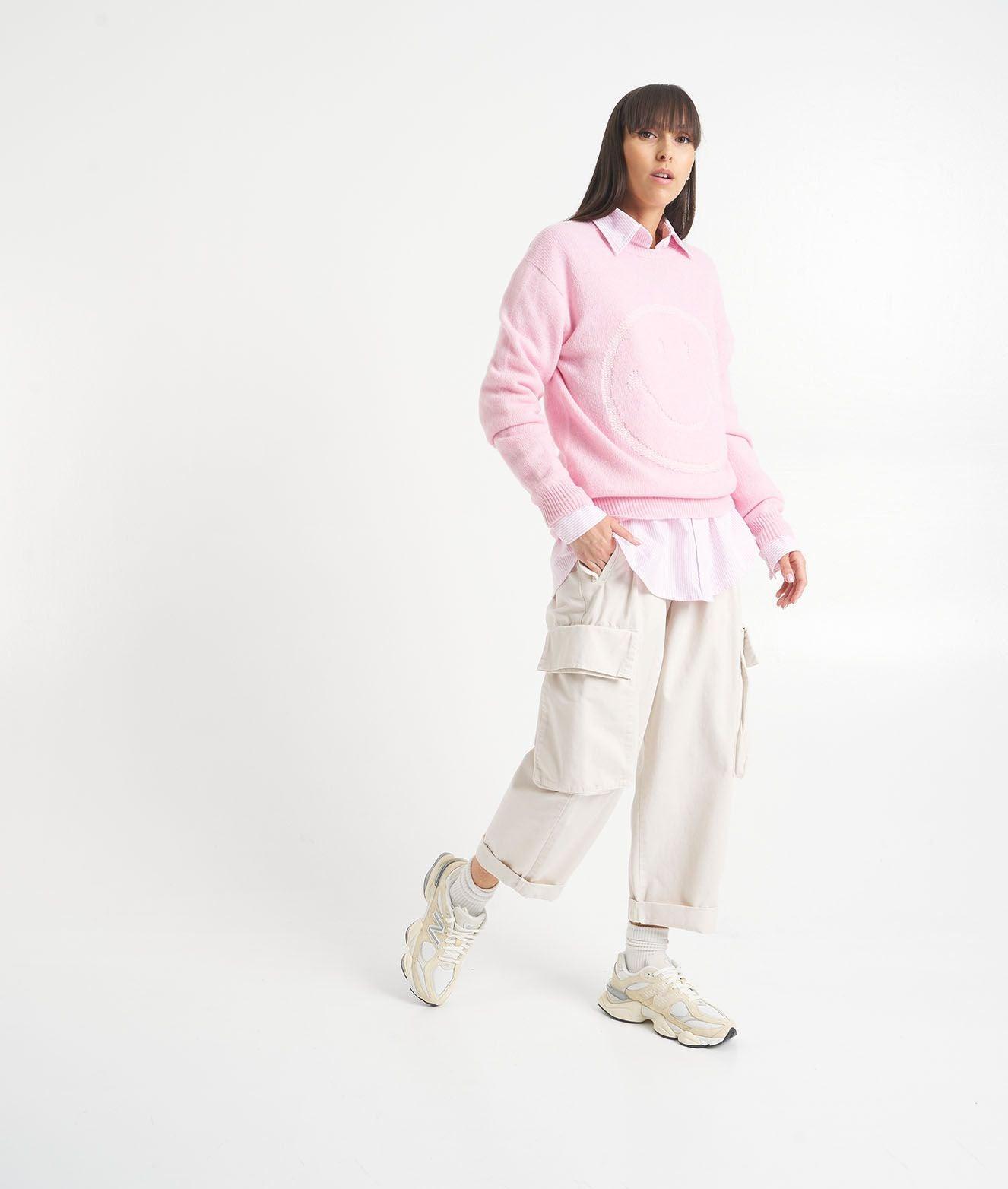 Oversized shirt with stripes Product Image