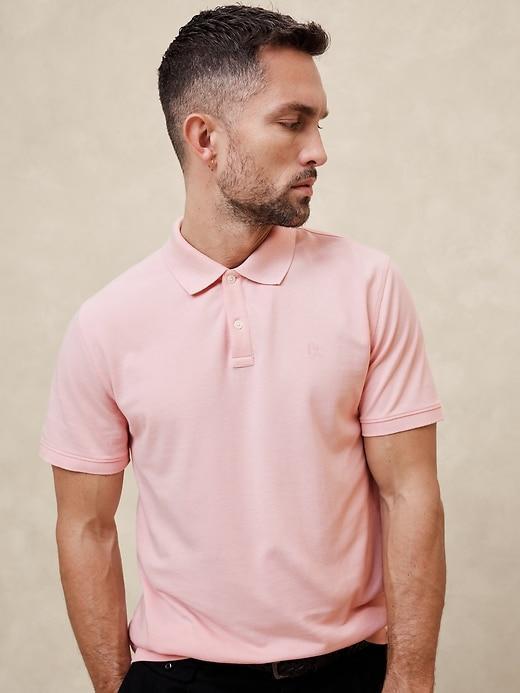 Slim Cotton Pique Polo Product Image