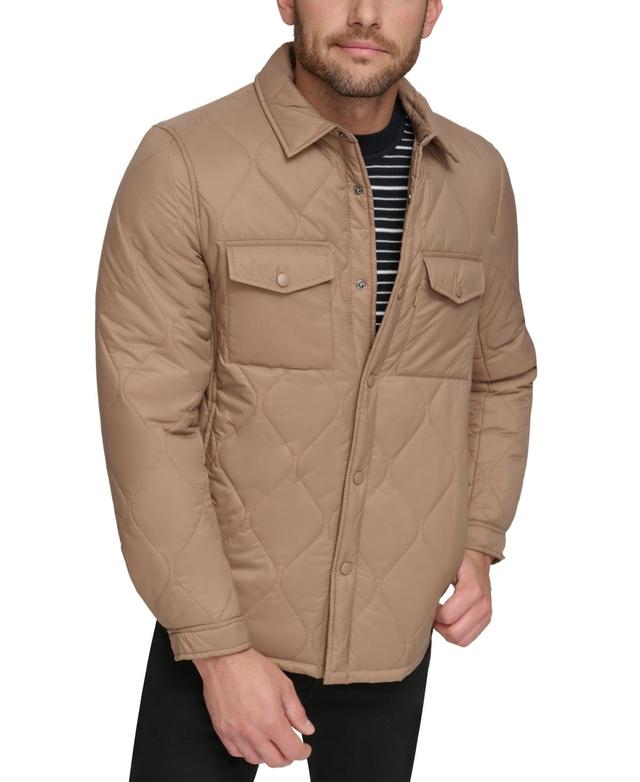 Calvin Klein Mens Onion Quilted Shirt Jacket Product Image