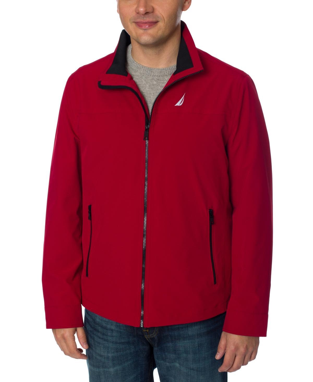 Nautica Mens Stretch Performance Windbreaker and Rain Jacket Product Image