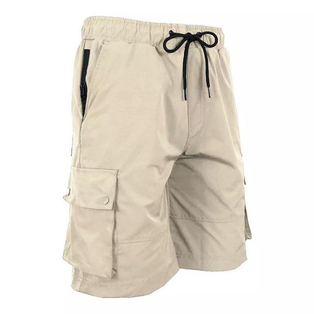 Mens JumpStart 9.5 Moisture-Wicking Quick-Dry Performance Cargo Shorts Green Product Image