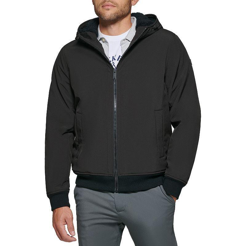 Mens Dockers Sherpa Lined Softshell Hoody Product Image