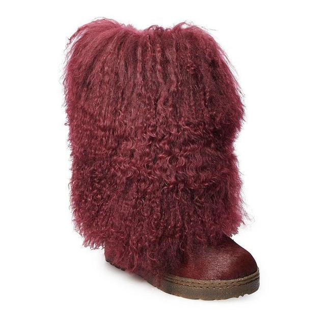 Bearpaw Boetis II Womens Curly Lamb Boots Product Image