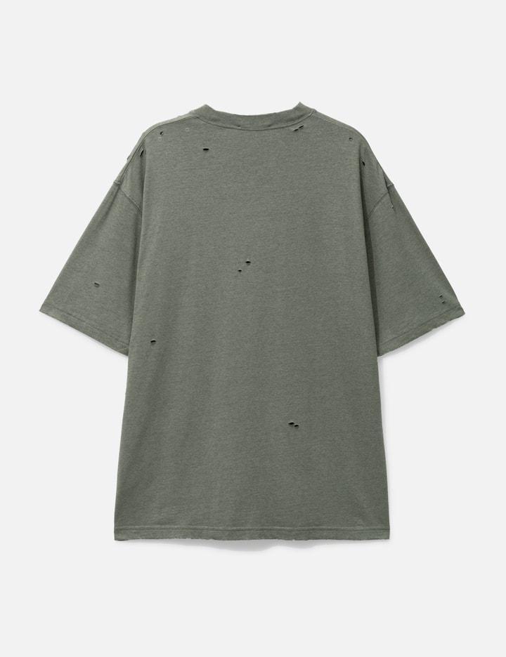 ACNE STUDIOS Logo T-shirt In Green Product Image