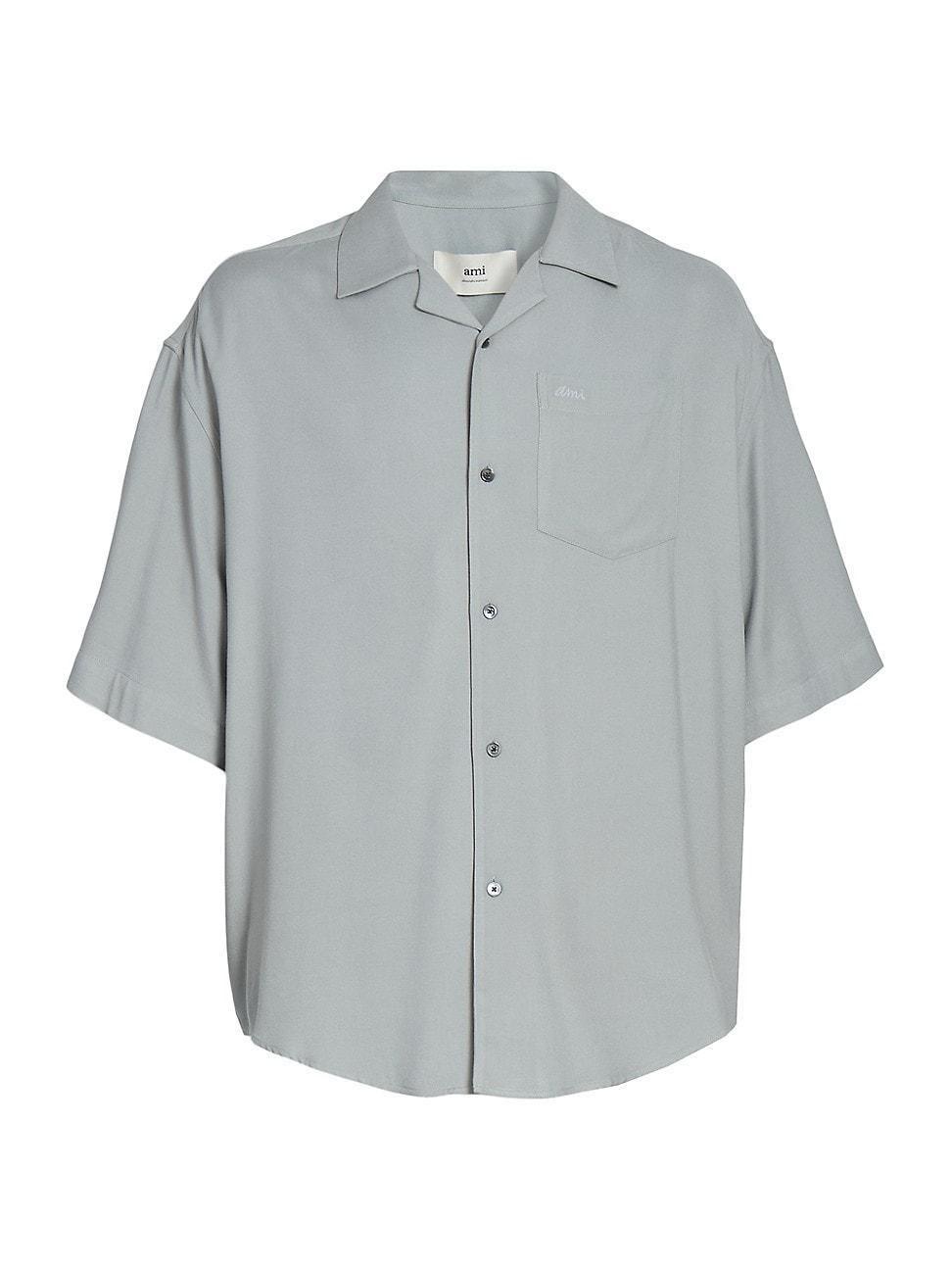 Mens Boxy Camp Shirt Product Image