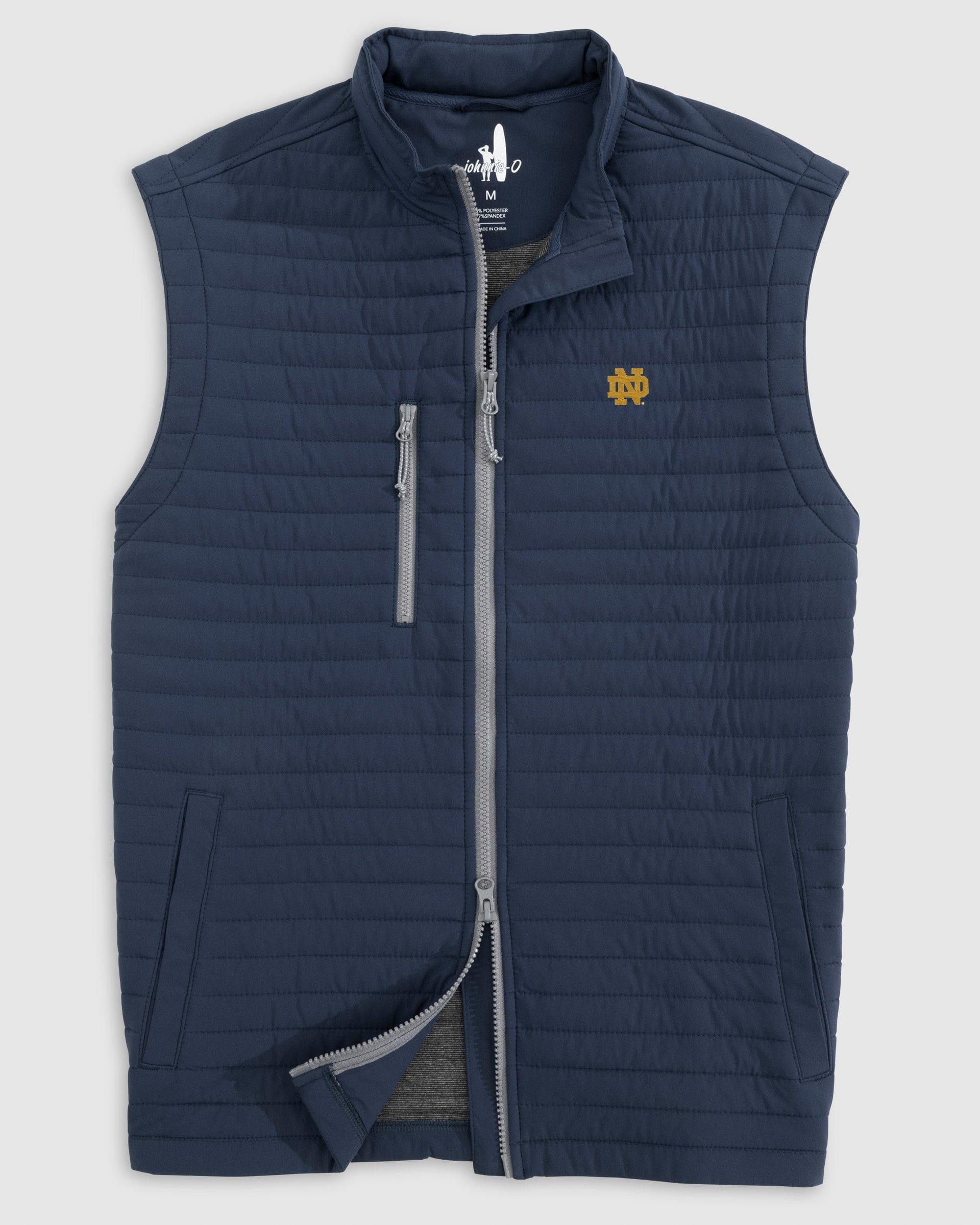 Virginia Tech Crosswind Quilted Performance Vest Male Product Image