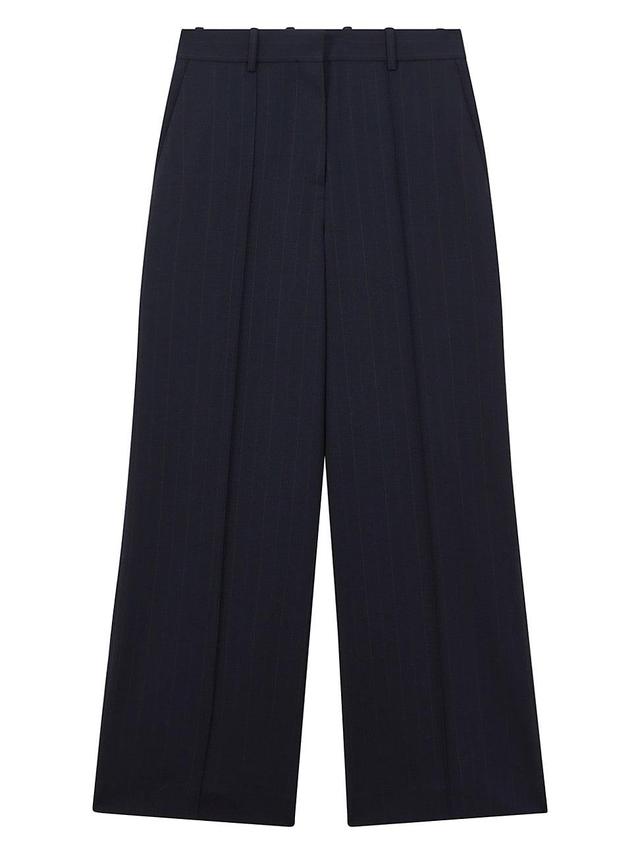 Womens Willow Wide-Leg Wool-Blend Pants Product Image