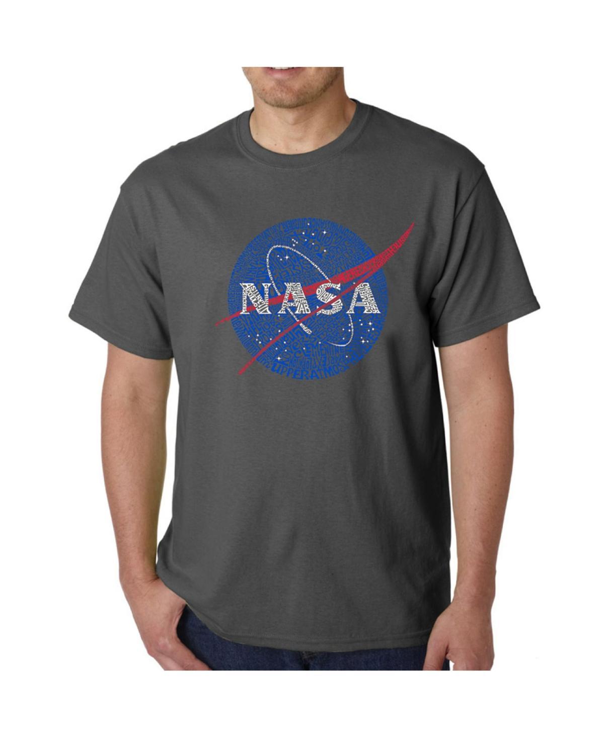 La Pop Art Mens Word Art T-Shirt - Nasa Meatball Logo Product Image