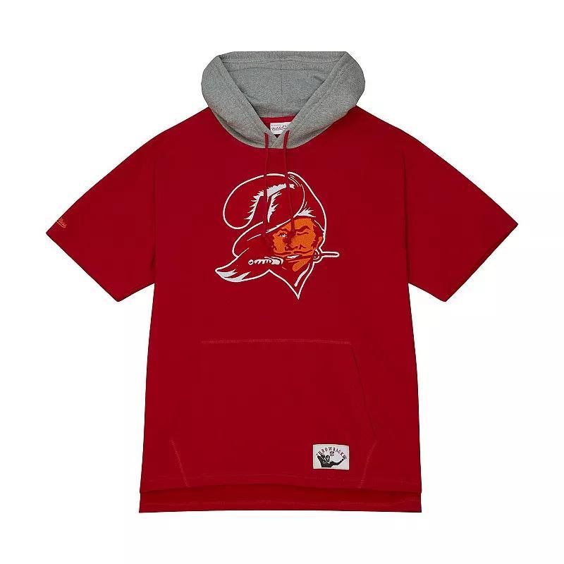 Mens Mitchell & Ness Tampa Bay Buccaneers Postgame Short Sleeve Hoodie Product Image