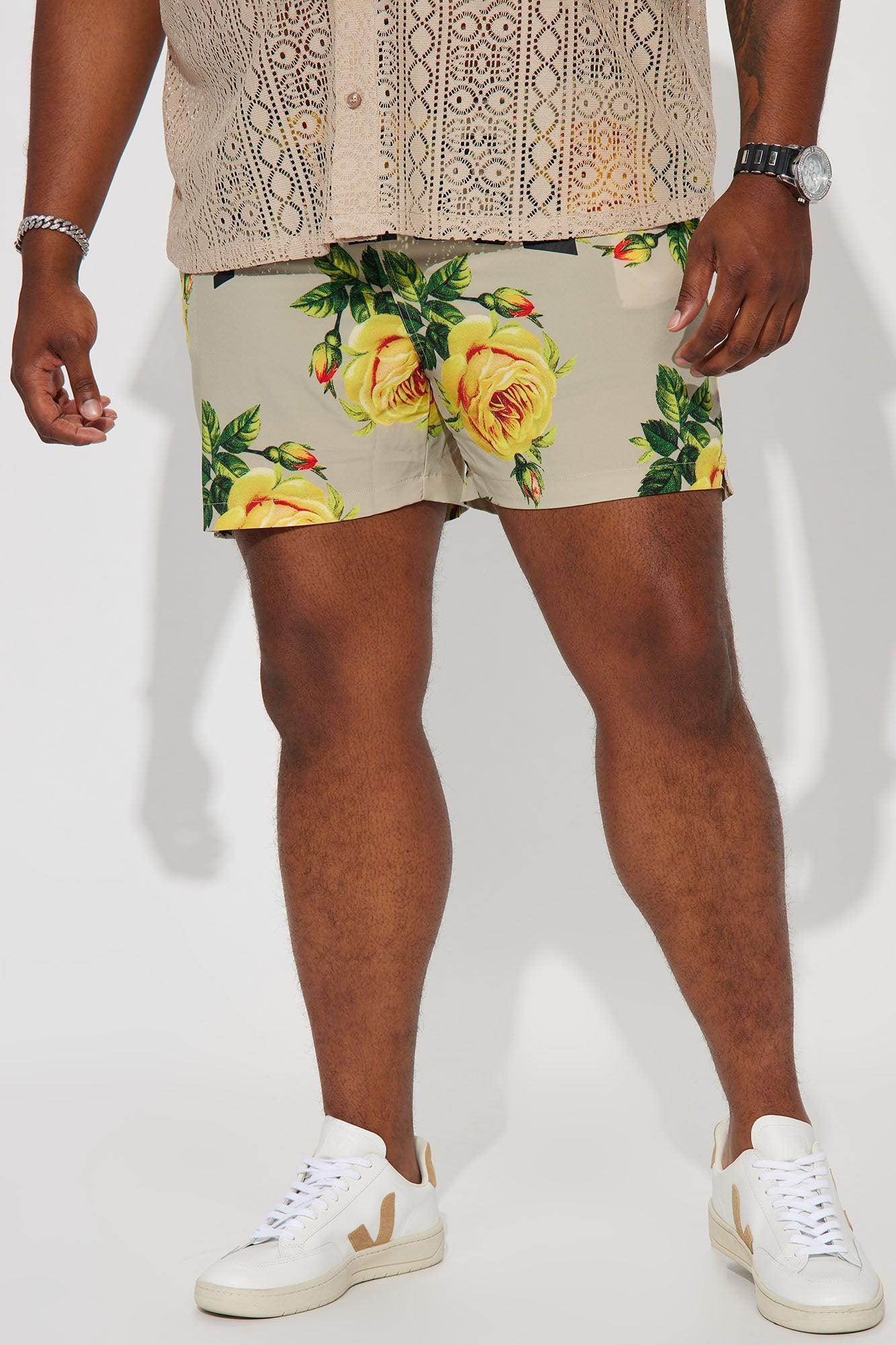 Finesse It Swim Trunk - Grey Product Image