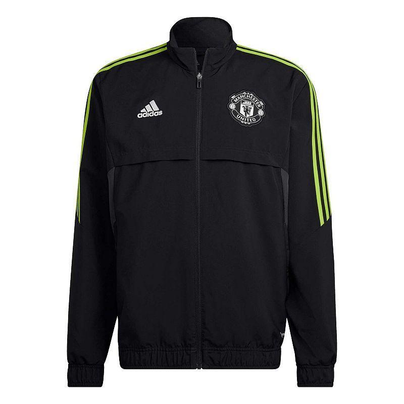 Mens adidas Black Manchester United Presentation AEROREADY Full-Zip Jacket Product Image