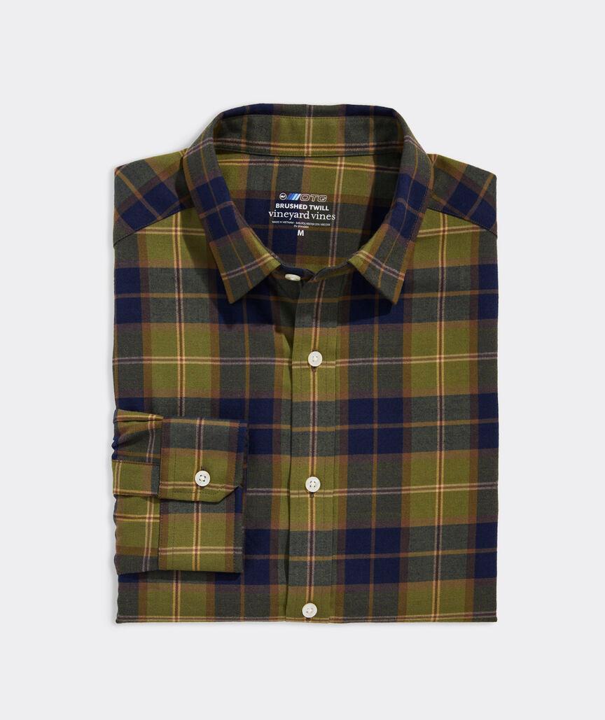 On-The-Go Brushed Twill Check Shirt Product Image