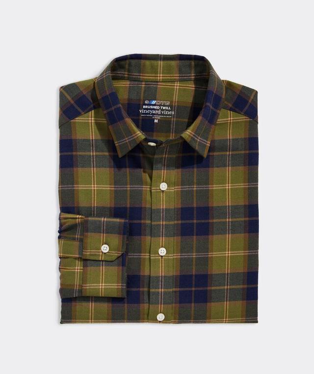 On-The-Go Brushed Twill Check Shirt Product Image