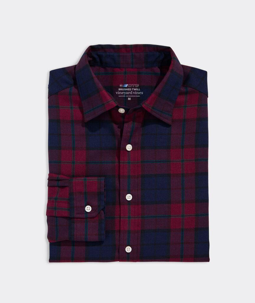 On-The-Go Brushed Twill Check Shirt Product Image