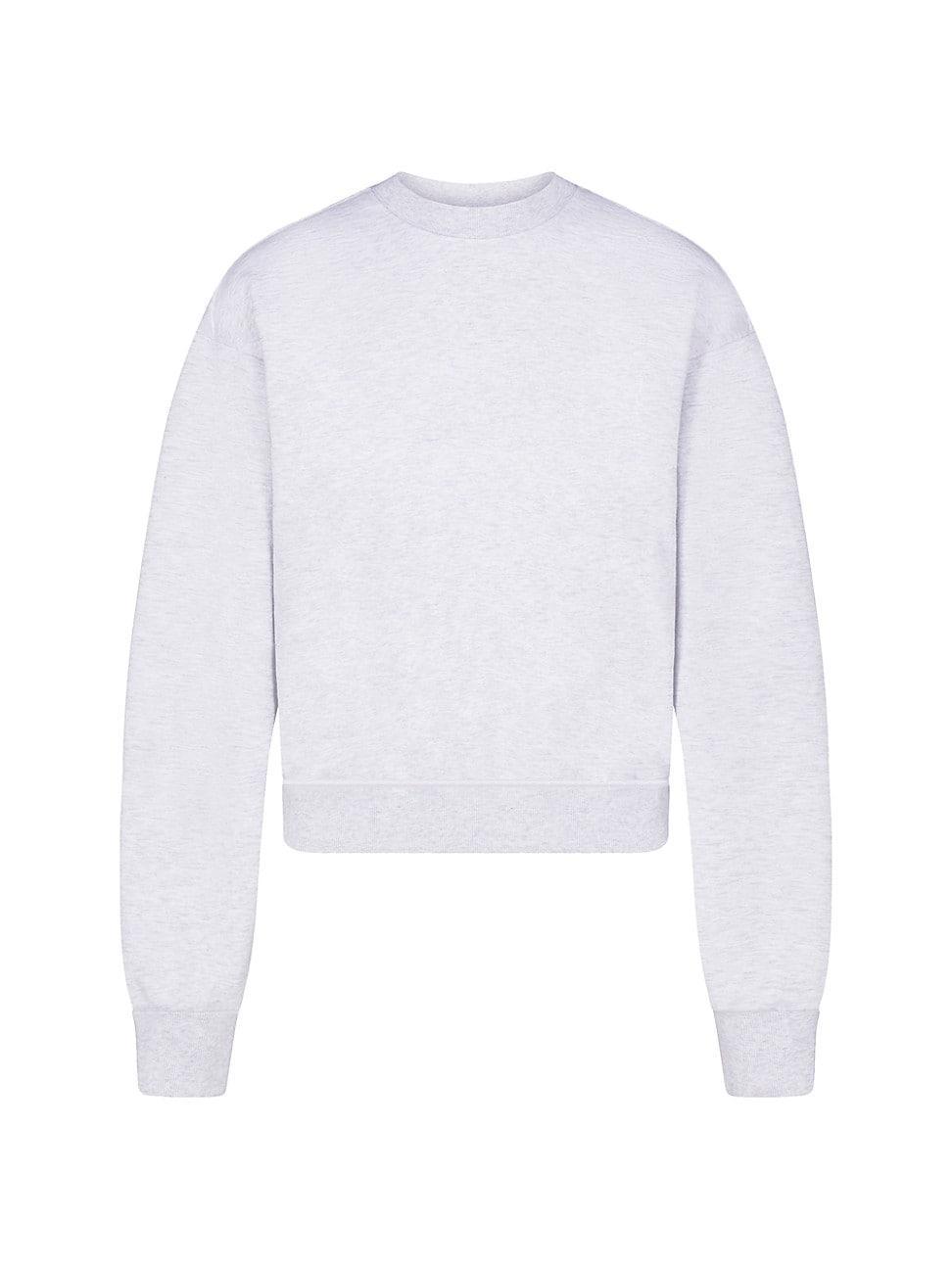 Womens Cotton-Blend Crewneck Sweatshirt Product Image