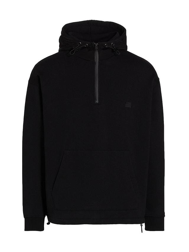 Mens Fleece Mix Hoodie Product Image