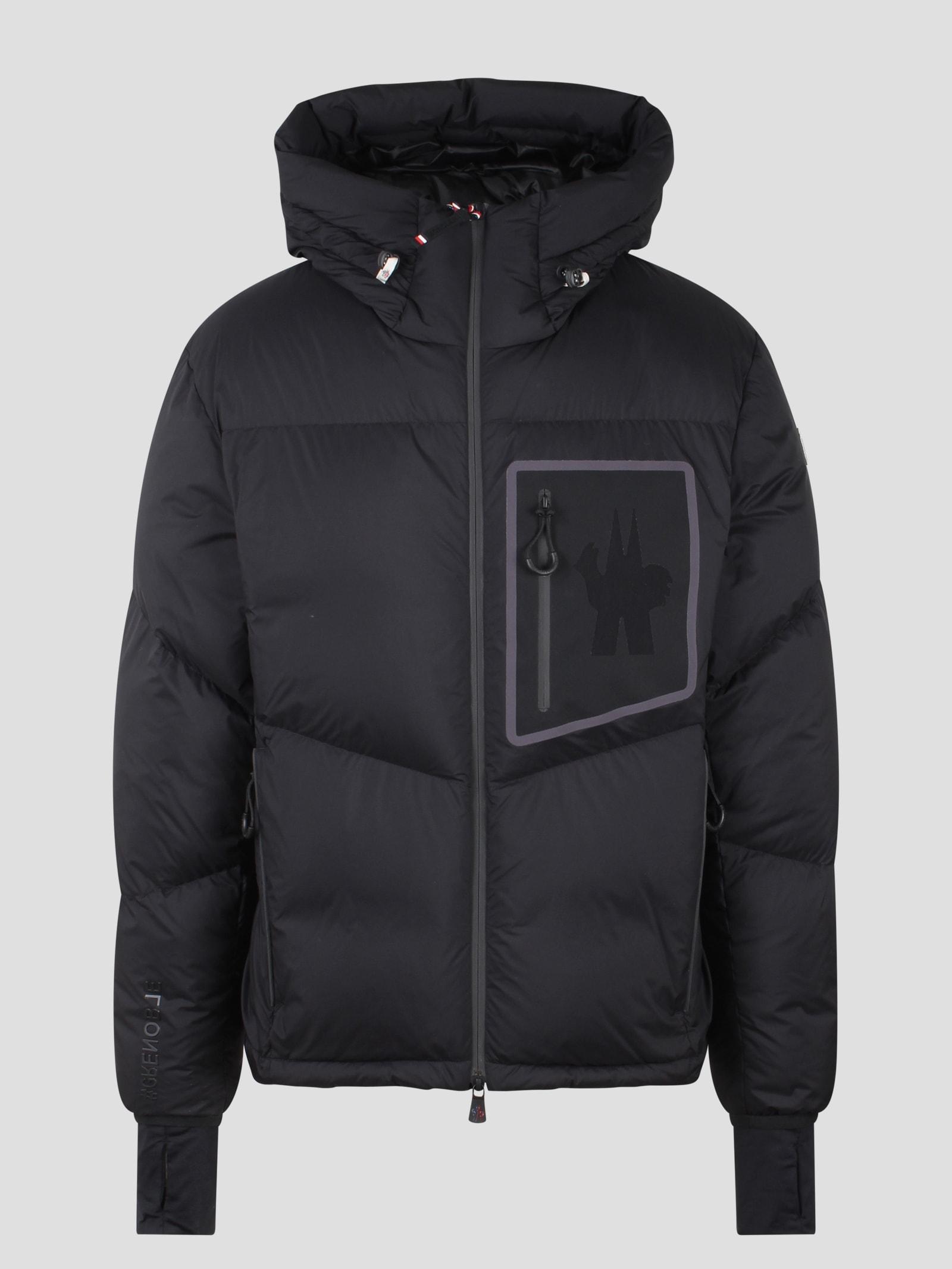 Grenoble Hooded Padded Jacket In Black Product Image