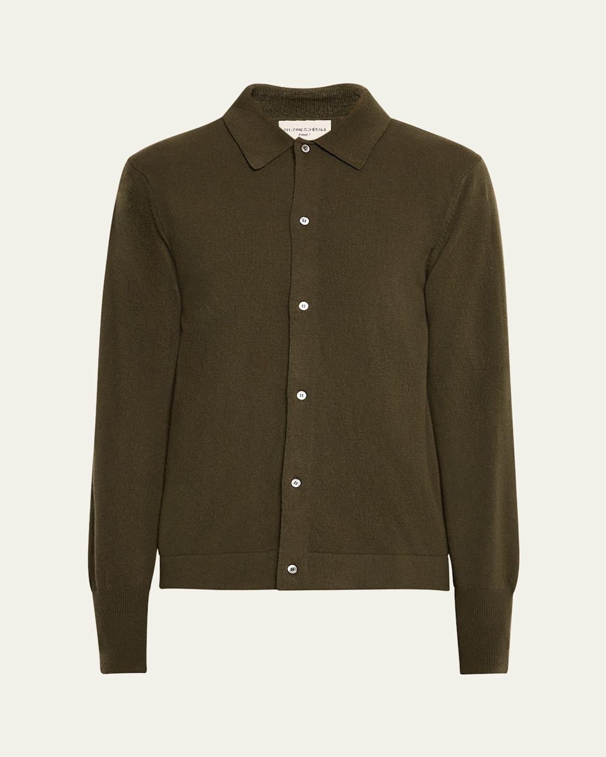 Mens Brent Button Down Wool Shirt product image