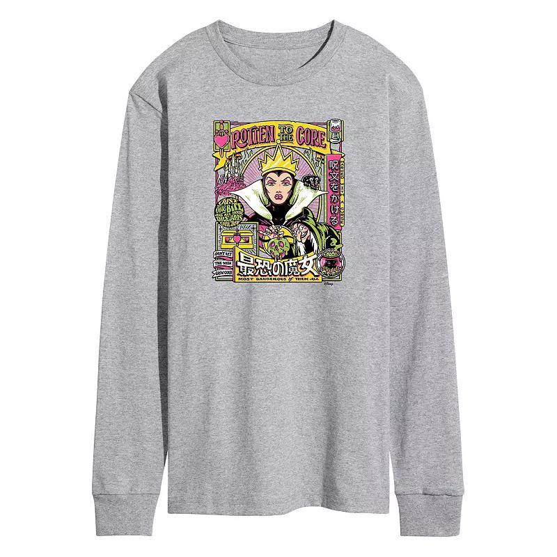 Disney Villains Snow White Evil Queen Mens Anime Long Sleeve Graphic Tee Product Image