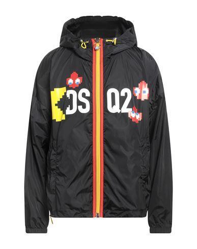 DSQUARED2 Man Jacket Black Size L Polyamide Product Image