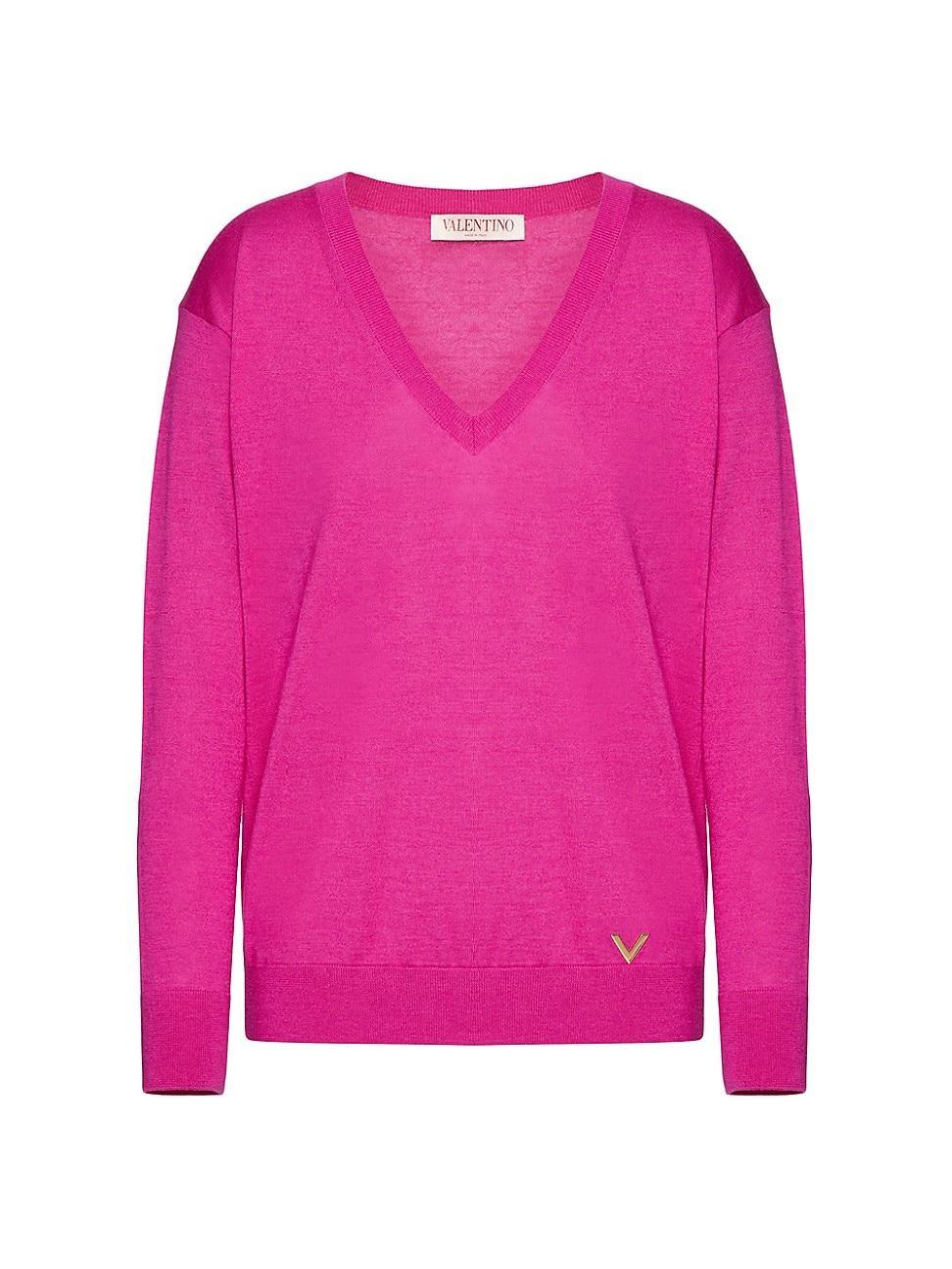 Womens Cashmere Silk Jumper Product Image