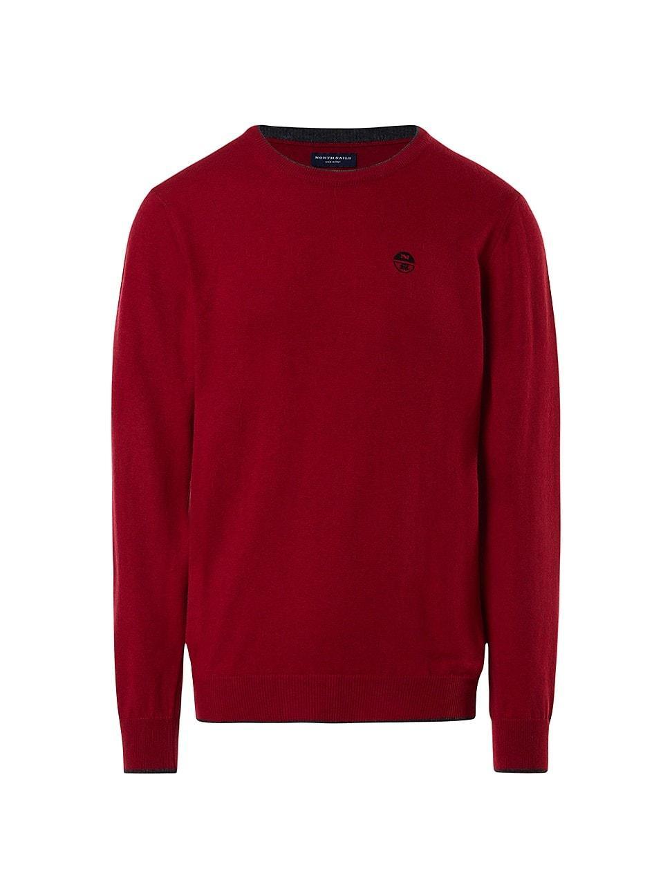 Mens Wool-Blend Crewneck Sweater Product Image